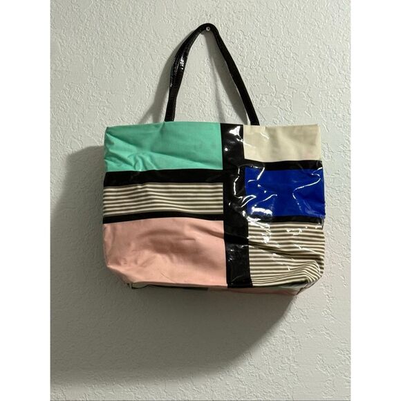 Kate Spade Multicolored Daycation Bag colorblocked 16x13 tote - Picture 3 of 6